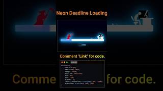 💯Neon Deadline Loading.💯 #coding #design #uianimation #programming #developer