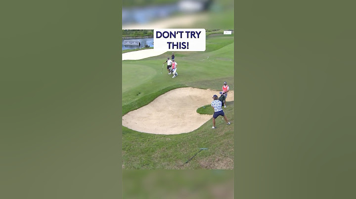 How has he played THIS?! 😬