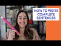 How to Teach Students to Write Complete Sentences // 5 Tips for Kindergarten, 1st, and 2nd Grade