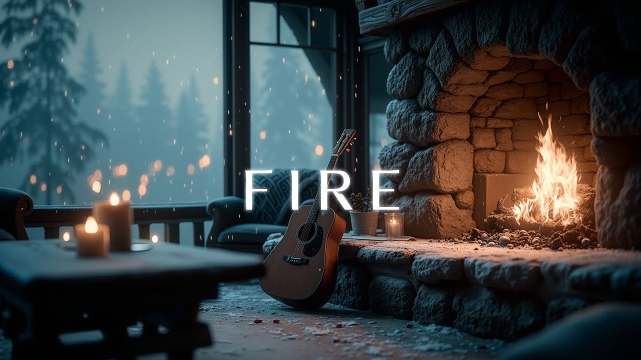 Расслабляющая атмосфера камина