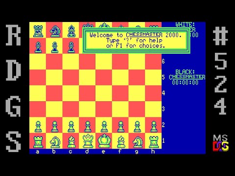 Random DOS Game Show #524: Chessmaster 2000 (1986) 