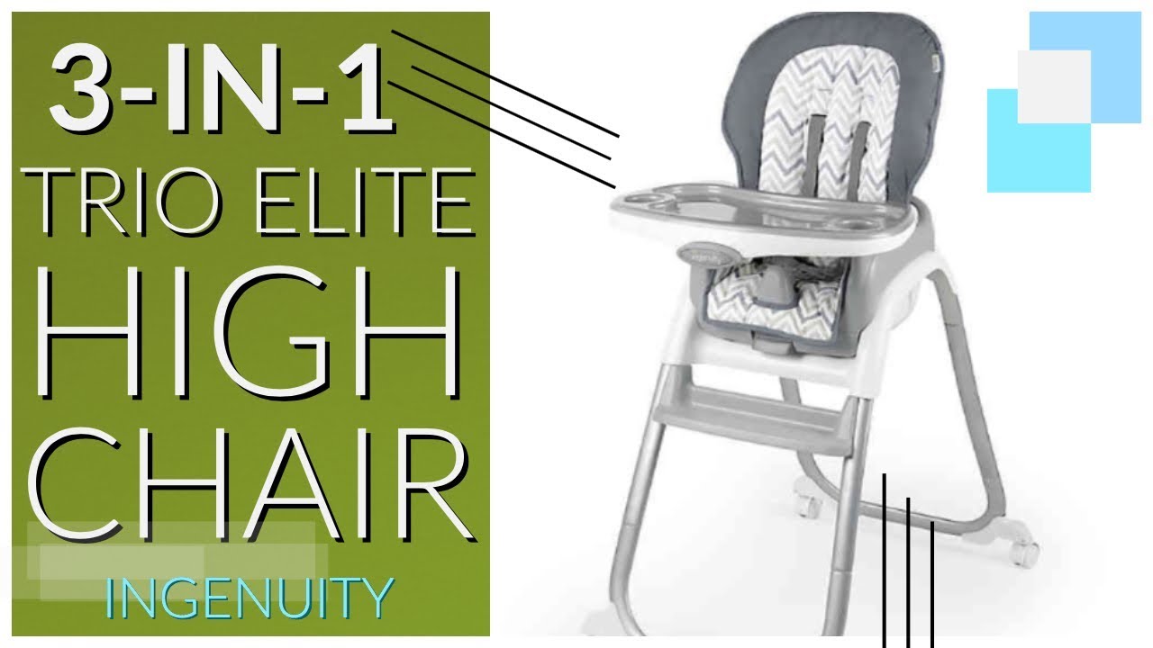 Ingenuity - Chaise haute 3-en-1 Smartclean Elite
