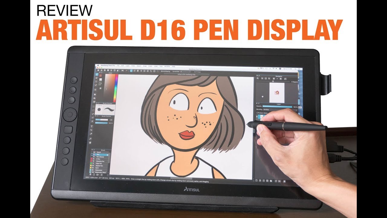 【中古】Artisul D16 PRO 15.6” LCD Sketch-Pad ARTISUL D16PRO 15.6Inch Pen Display with stand Battery-free Pen