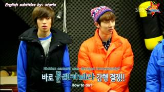 [ENG SUB] Dramatic Blue - The Color of K-POP 121223 (Practice Scene)