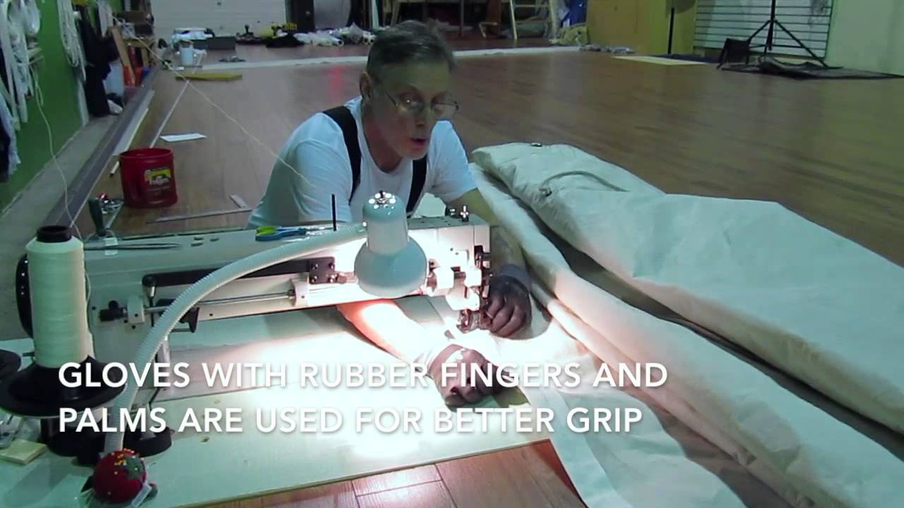 Around the Precision Sail Loft Dec 28, 2015 - Replacing Foot Tape