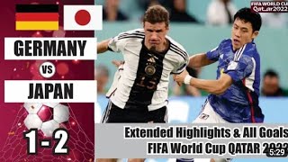 FiFa WC 2022| Germany Vs Japan Full Match Highlights| Qatar | #fifa #fifa22 #football #highlights