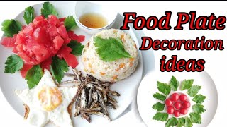 FOOD PLATE DECORATION IDEAS||TOMATO CARVINGS||CELERY GARNISH||Jenn  TV