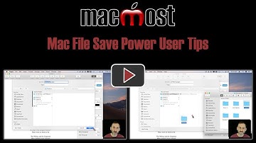 Mac File Save Power User Tips (MacMost #1832)