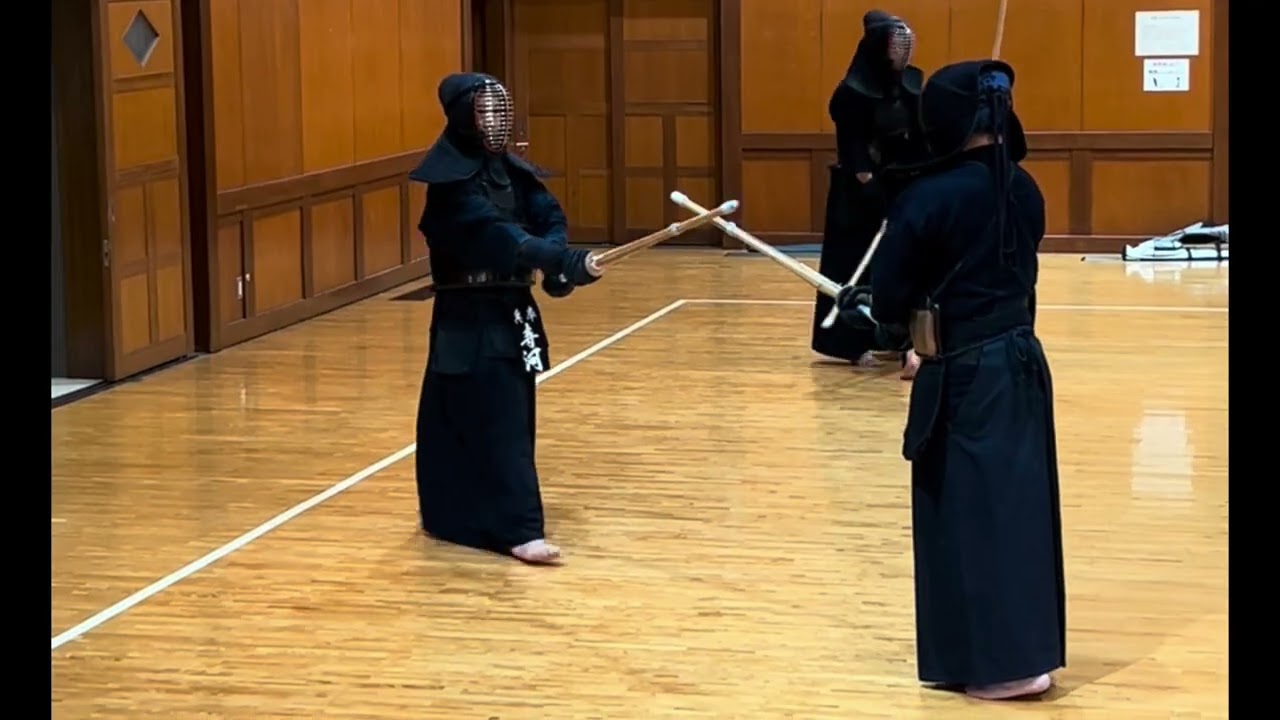 12月21日　稽古　“左脇を空ける構え”