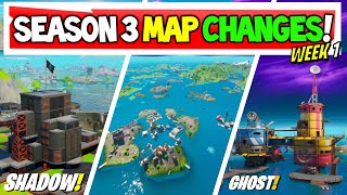 ALL SECRET MAP CHANGES | Fortnite Season 3 