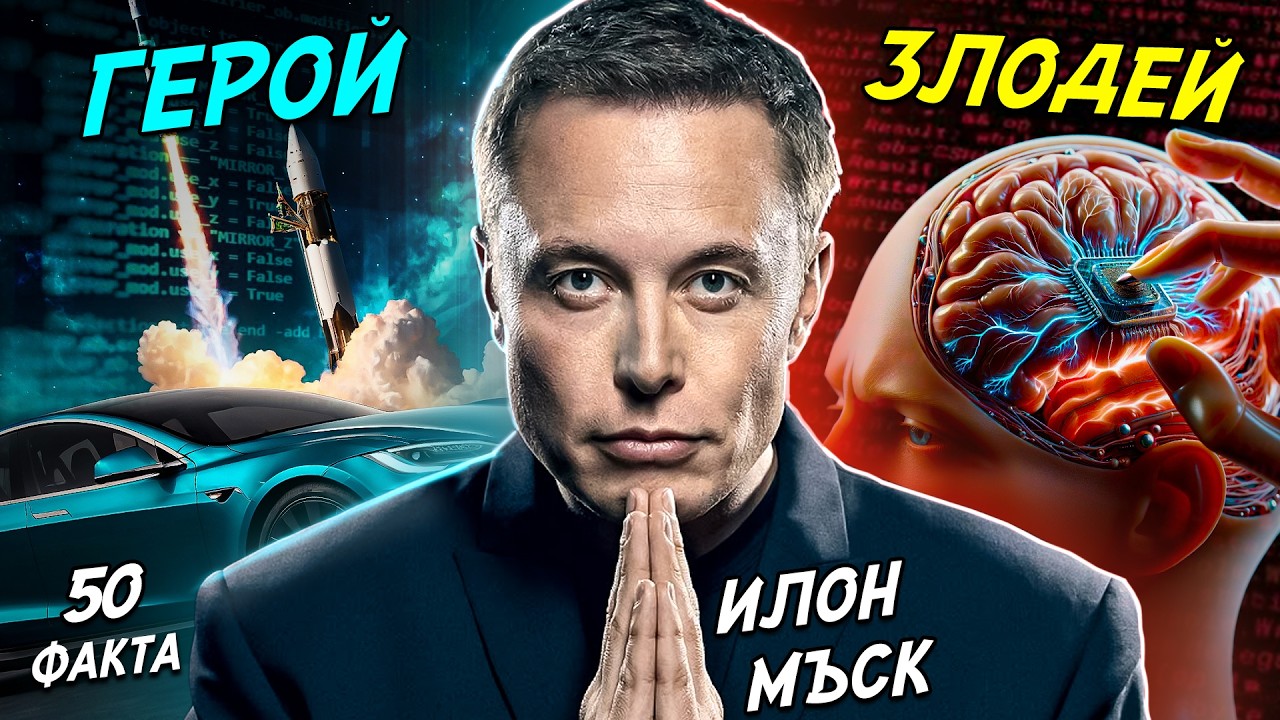 Не сте ГОТОВИ за ПРЕДСТОЯЩОТО - 50 Факта за Илон Мъск
