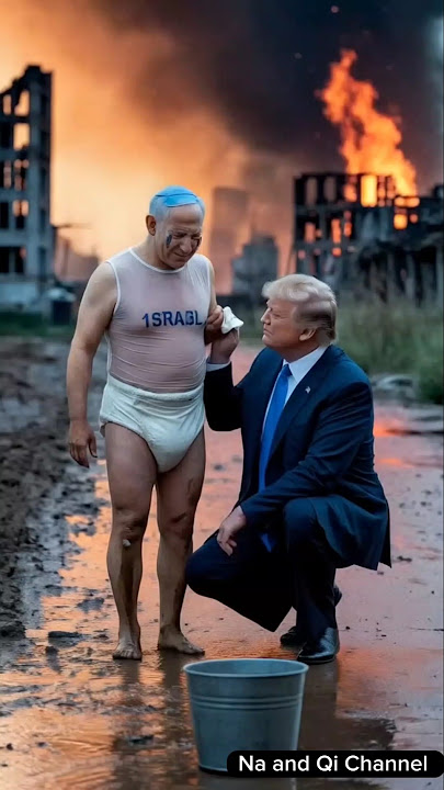 Donald Trump comfort Benjamin Netanyahu, Iran attack tel Aviv Israel 8248