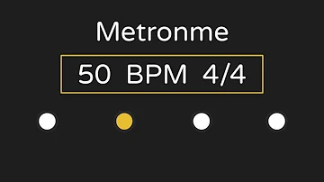 Metronome | 50 BPM | 4/4 Time (with Accent )