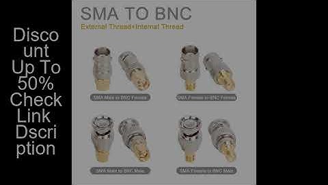 5PCS SMA To BNC RF Connector SMA BNC Adapter Male To Female for Antenna/Extension Cable BNC To SMA C