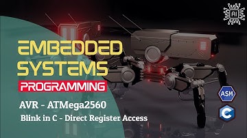 Bare-Metal Embedded Systems (AVR & ARM) in C & Assembly – blink atmega2560 AVR MCU in C