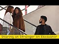 Staring at Strangers on the Escalator | Prank in Pakistan