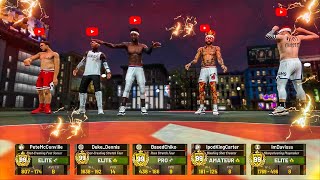 This is what happens when 5 YOUTUBERS play NBA 2K19 at the same time. The best DEMIGOD BUILD 2K19!