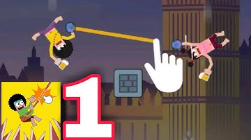 Fall Boys: Rope Rescue - All Levels Gameplay Android,iOS #1