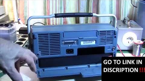 Tektronix TDS Oscilloscope Battery Fix