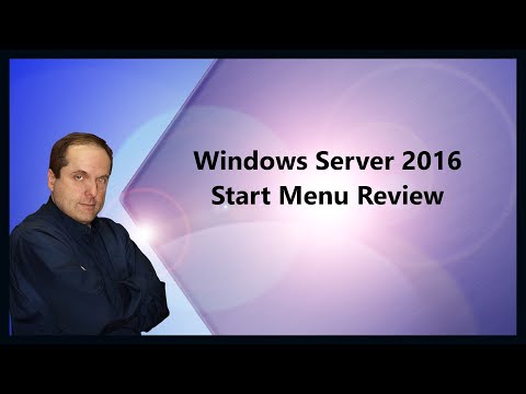 Windows Server 2016 Start Menu Review