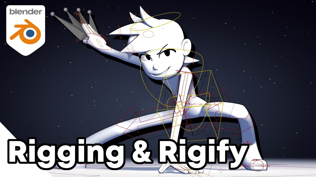 Rigging Basics and Using Rigify in Blender for Beginners - YouTube