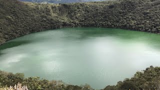 Laguna de Guatavita cuna de la Leyenda del Dorado, Colombia