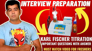 KARL FISCHER TITRATION I IMP QUESTIONS WITH ANSWER I HINDI