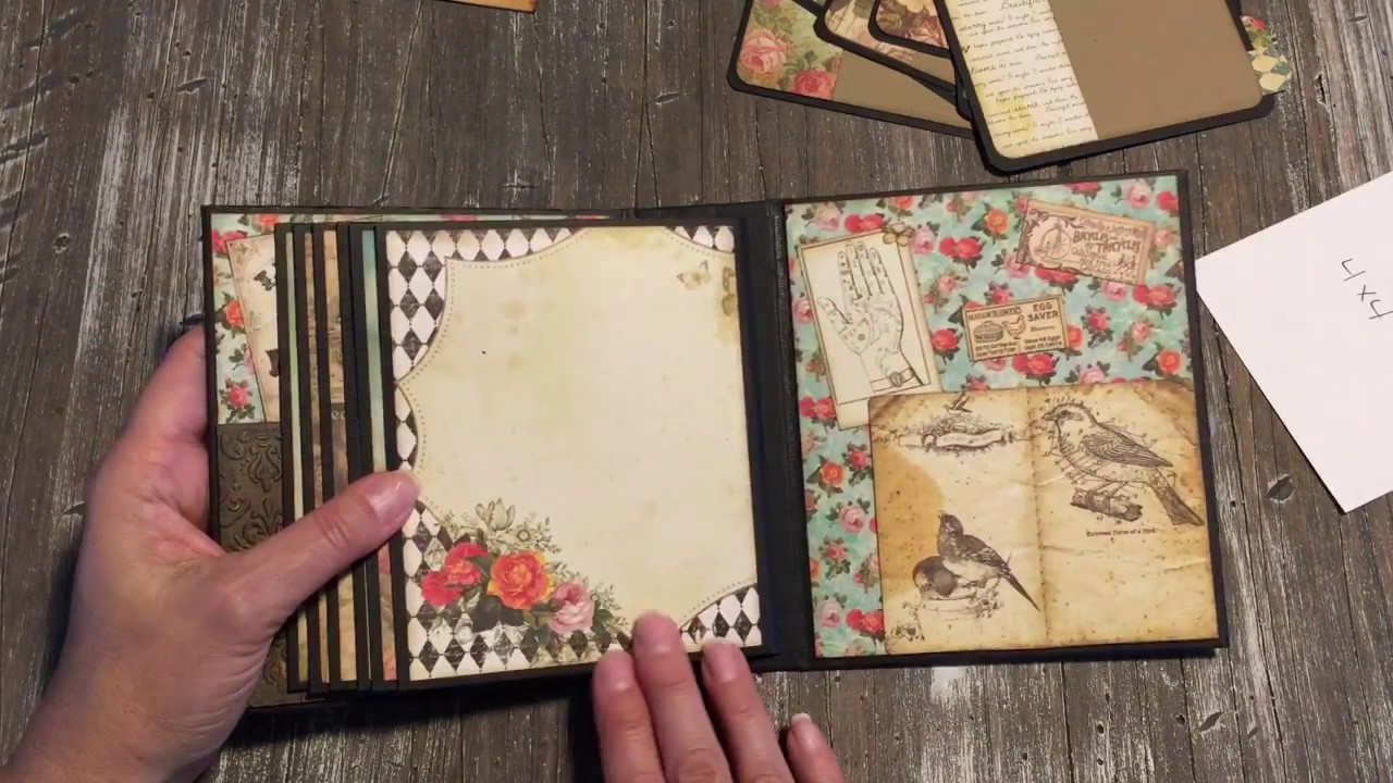 scrapbooking tiendas Junque Gypsy Mini Album