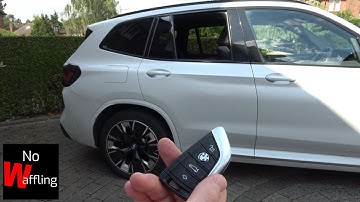 How to Use CONVENIENCE Opening Closing on BMW iX3 - Beginners guide