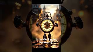 Is the clock going backwards #shorts #ai #funny #quiz #puzzle  #memes