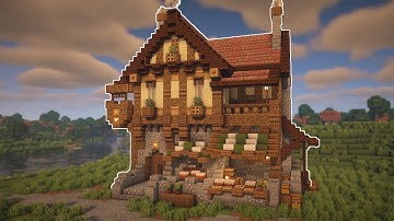 Minecraft | How to build a Medieval Bakery
