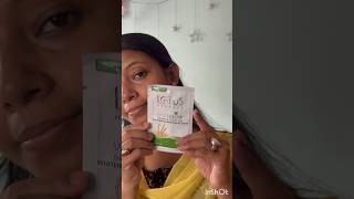 Use lotus white glow #faceal #fresh