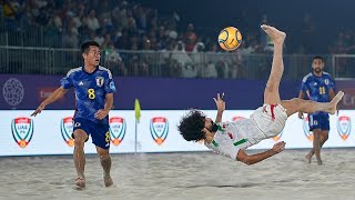 🇮🇷 Iran vs 🇯🇵 Japan 4-3 | Highlights | Beach Soccer Intercontinental Cup 2022