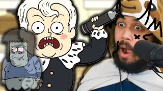 Мульт TERROR TALES OF THE PARK PART TWO Regular Show Reaction