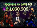 Making A Run For My Game For 1 Million Dollars!!