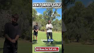 bet he regrets celebrating.... ⛳️#golf #forfeit #challenge #funny #trynottolaugh