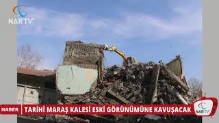 Tari̇hi̇ Maraş Kalesi̇ Eski̇ Görünümüne Kavuşacak