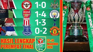 Carabao Cup Tadi Malam