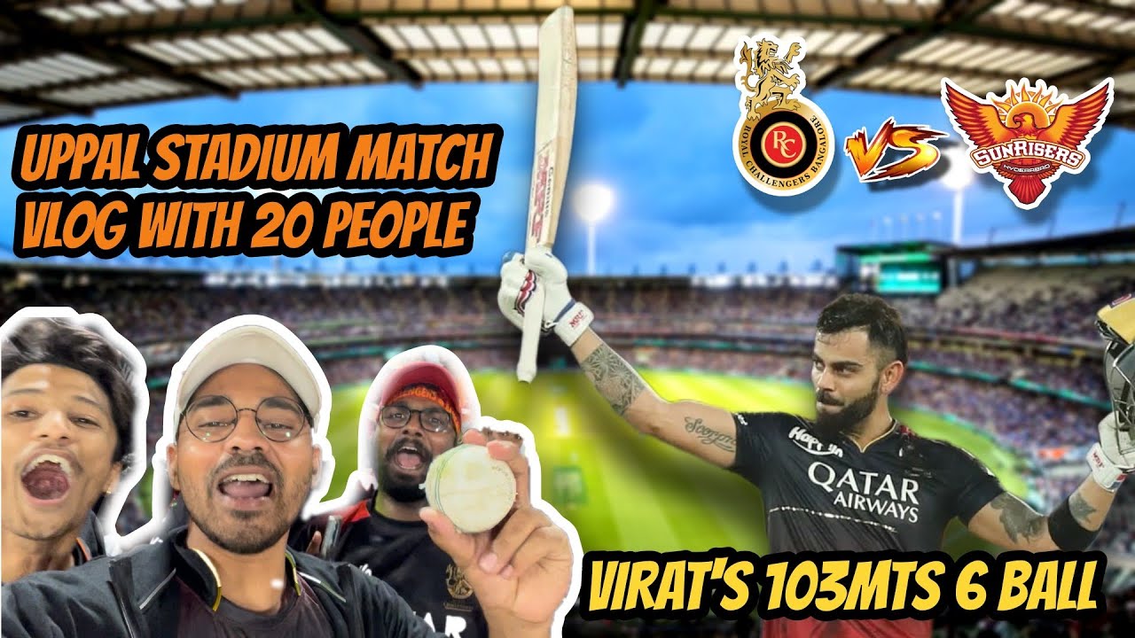 RCB VS SRH vlog|Virat 103mtrs 6 ball | kohli 100#rcbvssrh #viratkohli #kingkohli#trending #share#vk