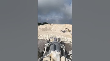 POV of a loading shovel is always fun to watch  #wheelloader #aggregates #satisfying #quarry #volvo