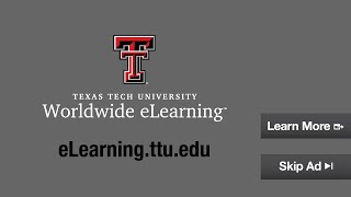 TTU eLearning Phase 5 YouTube: Plant & Soil
