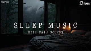 Soft Piano and Rain by the Window - Soothing Piano Music & Soft Rain Sounds on Inside the warm Room