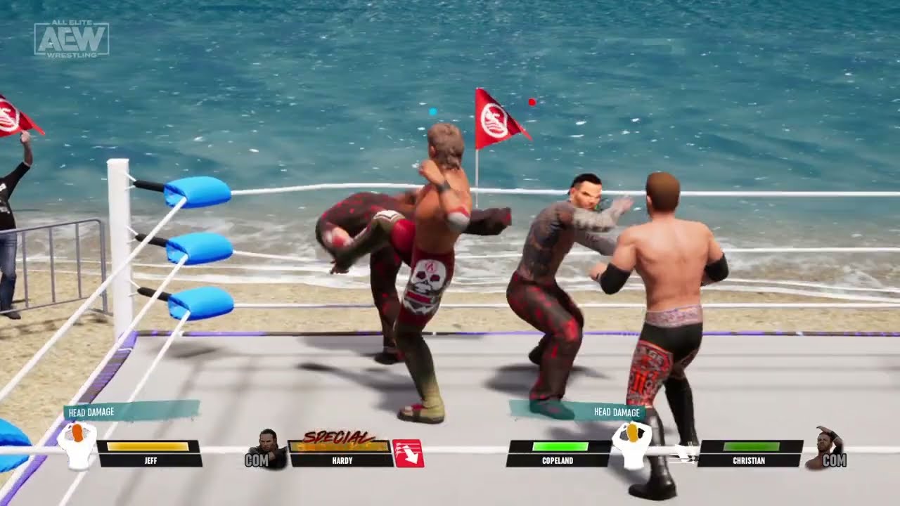 Hardy Boys Vs. Adam Copeland  & Christian Cage: AEW: Fight Forever