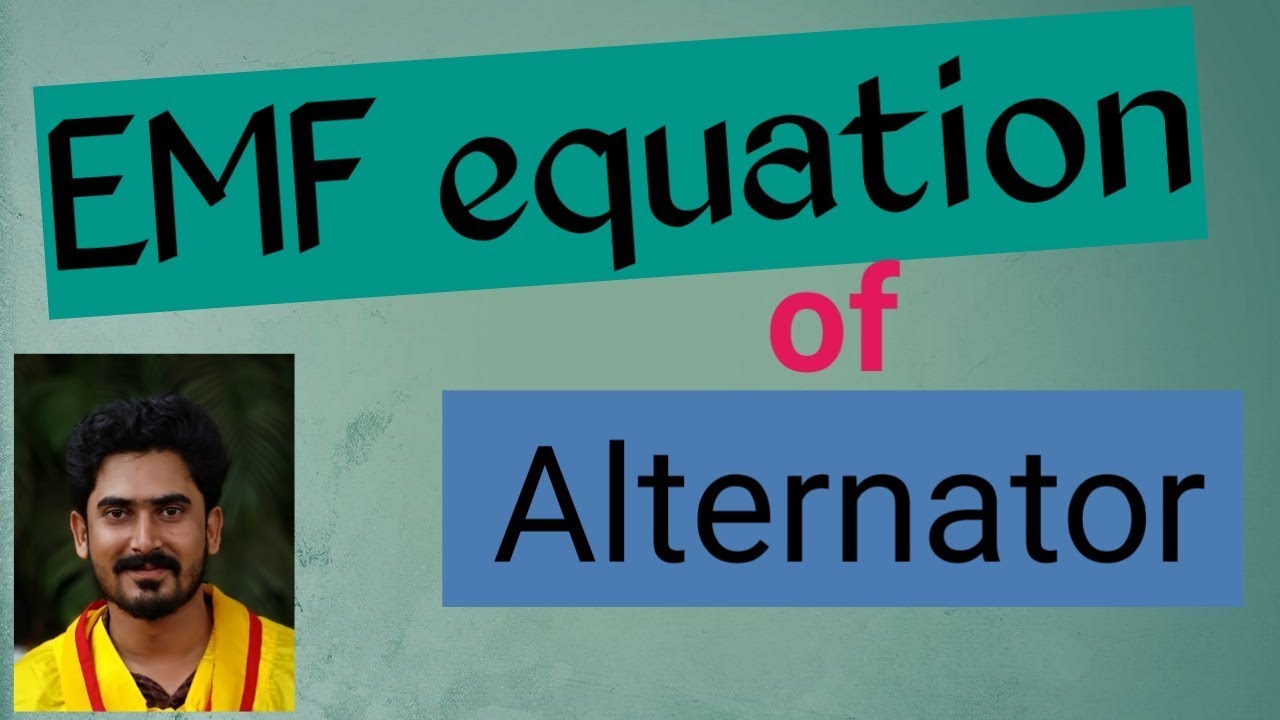 EMF equation of Alternator YouTube