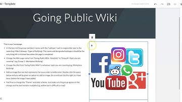 Adding images to wiki