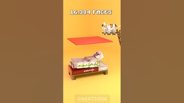 Iron Golem Minecraft 3D Cloth Simulation😴🔥