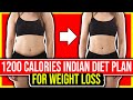 1200 calorie Indian diet plan for weight loss