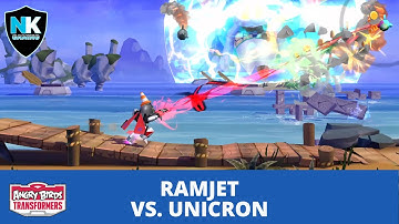 Angry Birds Transformers 2.0 - Ramjet vs. Unicron