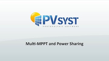 PVsyst 7 - Project 007- MPPT & Power Sharing