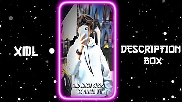 SAB KUCH CHOOD KE ANA TU ✨💖 || NEW XML FILE 🎟️🦋 ||NEW TREND XML 👀💥|| @MR_AH_EDITZ  #xml #xml_file